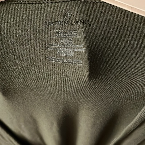 Caden Lane Olive Maternity robe one size Small / Medium Excellent - Picture 3 of 4